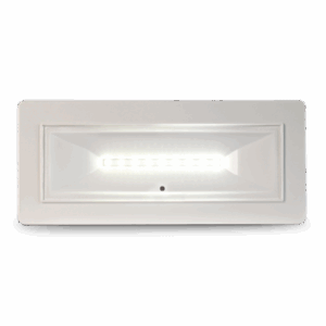 LED emergency lighting lamp with a compact and minimal design
