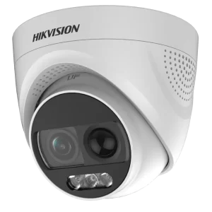 2 MP ColorVu PIR Siren Fixed Turret Camera