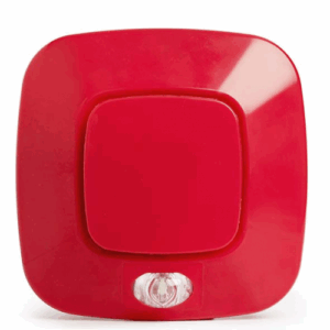 Addressable wall mount audible/visual-audible alarm indicator