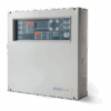 Single-channel fire suppression control panel with 4 conventional zones expandable to 20