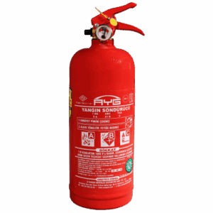 FIRE EXTINGUISHER; 1 KG, 40% MAP, DCP, RAL3000 PAINTED