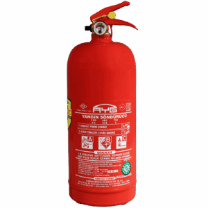 FIRE EXTINGUISHER; 2 KG, 40% MAP, DCP, RAL3000 PAINTED
