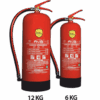 FIRE EXTINGUISHER; 12 KG, 90% MAP, DCP, RAL3000 PAINTED