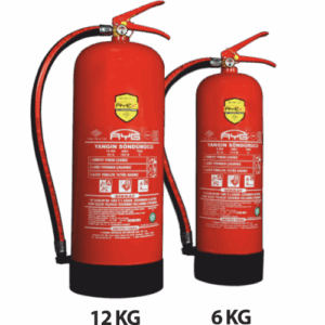 FIRE EXTINGUISHER; 12 KG, 90% MAP, DCP, RAL3000 PAINTED