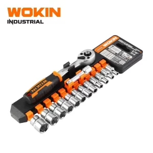 طاقم لقم جيدور 1/4" 14 قطعة WOKIN