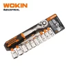 طاقم لقم جيدور  1/2" 12 قطعة WOKIN