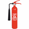 FIRE EXTINGUISHER; 2 KG, CO₂, RAL3000 PAINTED
