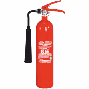 FIRE EXTINGUISHER; 2 KG, CO₂, RAL3000 PAINTED
