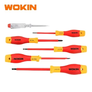 طاقم مفك  كهربائية 6 قطع WOKIN